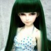 Wig / 7-8 inch / Long Straight (Dark green #2/YS5M)