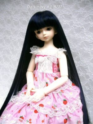 Wig / 7-8 inch / Long Straight (Dark navy #2/B7M)