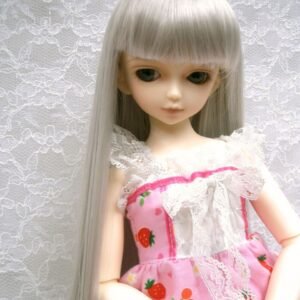 Wig / 7-8 inch / Long Straight (Grey #60)