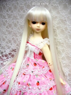 Wig / 7-8 inch / Long Straight (White #K19)