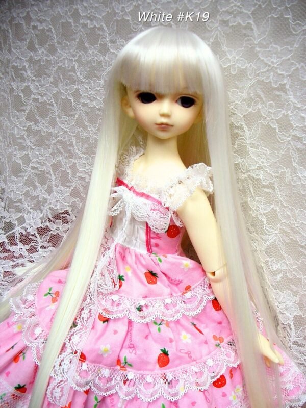 Wig / 7-8 inch / Long Straight (White #K19)