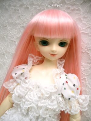 Wig / 7-8 inch / Long Straight (Pink #K1)