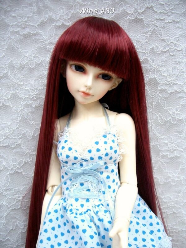 Wig / 7-8 inch / Long Straight (Wine #39)