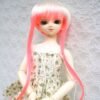 Wig / 7-8 inch / Long Double Shaggy (White-hotpink #K19/N10)
