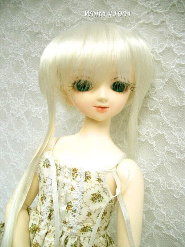 Wig / 7-8 inch / Long Double Shaggy (White #1001)