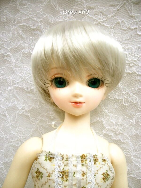 Wig / 7-8 inch / Short Bob (Grey #60)