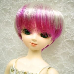 Wig / 7-8 inch / Short Bob (White-lilac #K19/N6)