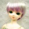 Wig / 7-8 inch / Short Bob (White-purple #K19/K5)