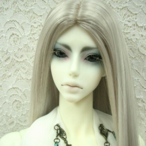 Wig / 8 inch / Straight Long (Grey #60)