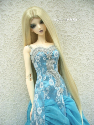 Wig / 8 inch / Straight Long (Ivory #KB88)