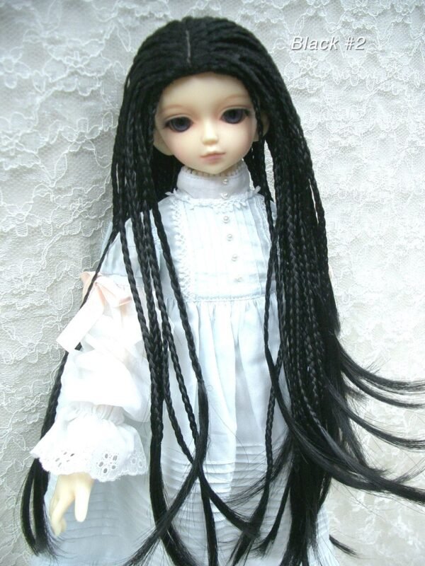 Wig / 7-8 inch / Braided Hair (Black #2)