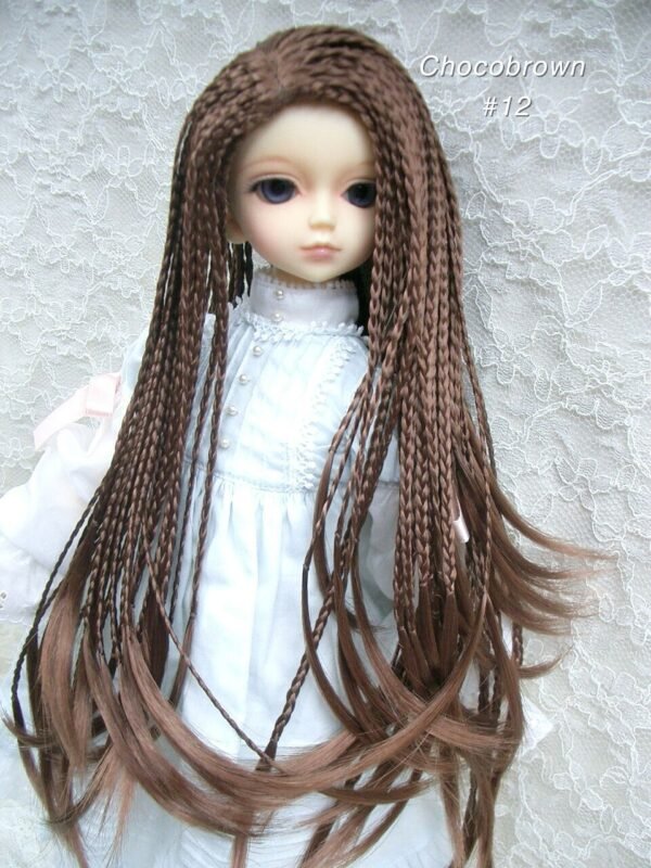 Wig / 7-8 inch / Braided Hair (Brown #12)