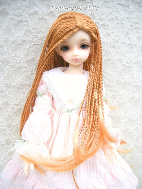 Wig / 7-8 inch / Braided Hair (Goldenrod #140)