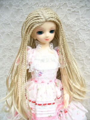 Wig / 7-8 inch / Braided Hair (Ivory #KB88)