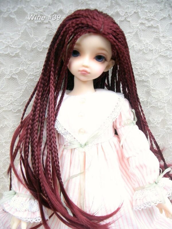 Wig / 7-8 inch / Braided Hair (Wine #39)
