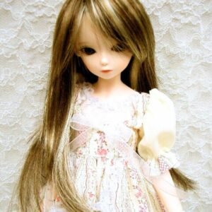 Wig / 7-8 inch / Long Gradation Layer (Darkbrown-ivory #2/28M/KB88HL)