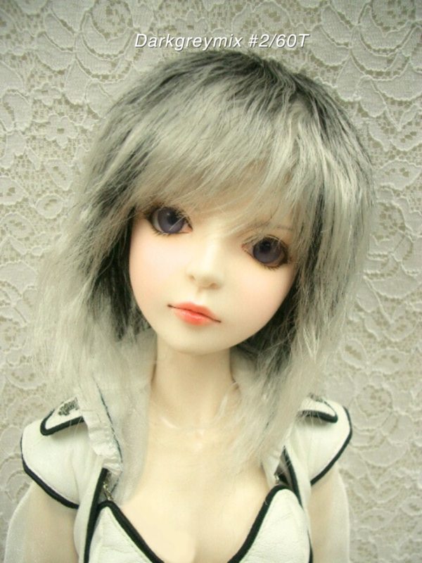 Wig / 8 inch / Medium Soft Wave (Darkgreymix #2/60T)