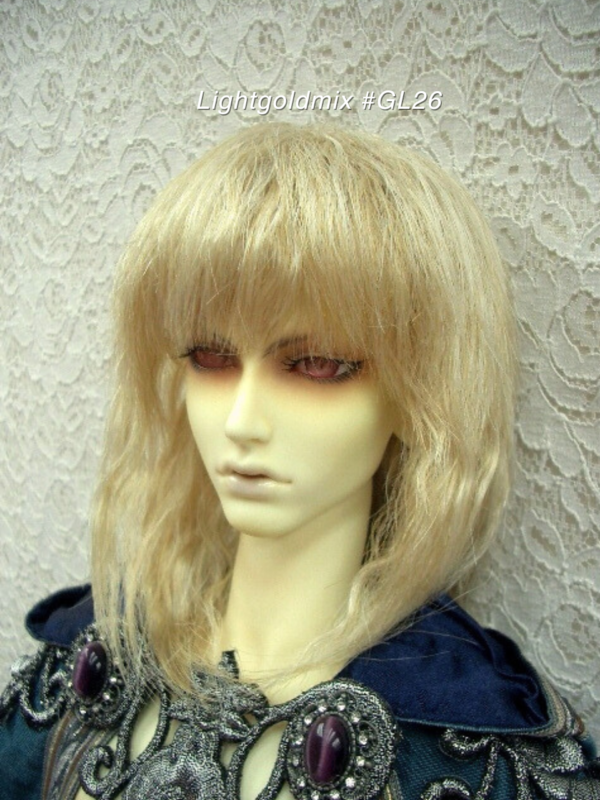 Wig / 8 inch / Medium Soft Wave (Lightgoldmix #GL26)