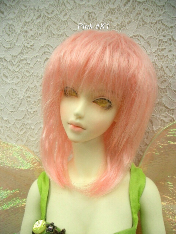 Wig / 8 inch / Medium Soft Wave (Pink #K1)