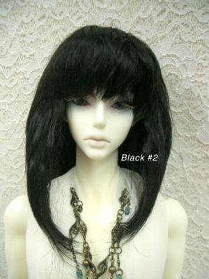 Wig / 8 inch / Medium Soft Wave (Black #2)