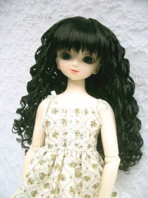 Wig / 7-8 inch / Spiral Curls (Black #2)
