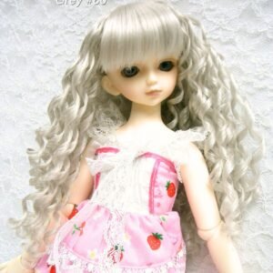 Wig / 7-8 inch / Spiral Curls (Grey #60)