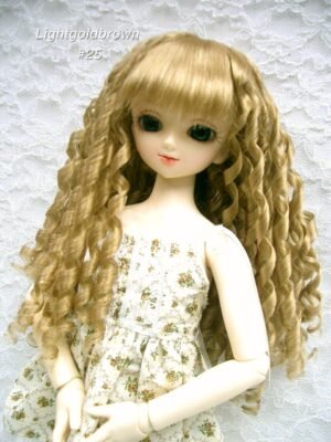 Wig / 7-8 inch / Spiral Curls (Lightgoldbrown #25)