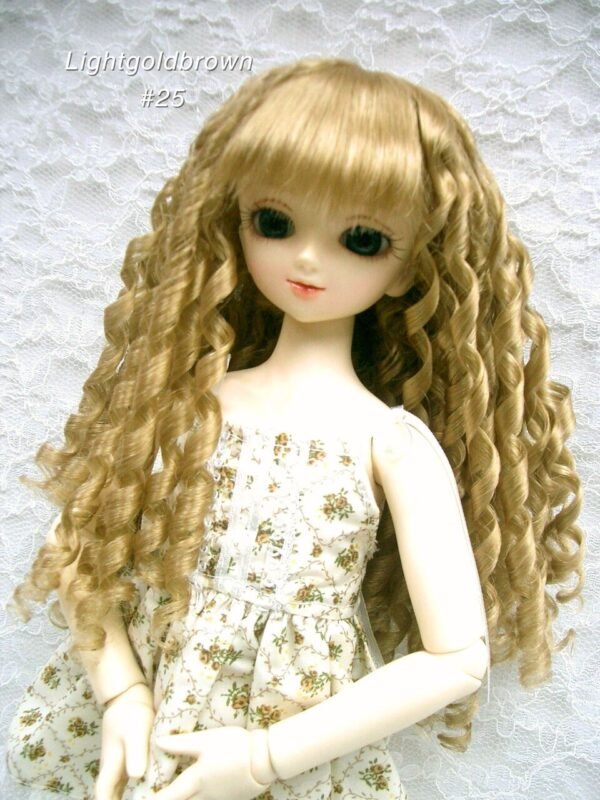 Wig / 7-8 inch / Spiral Curls (Lightgoldbrown #25)