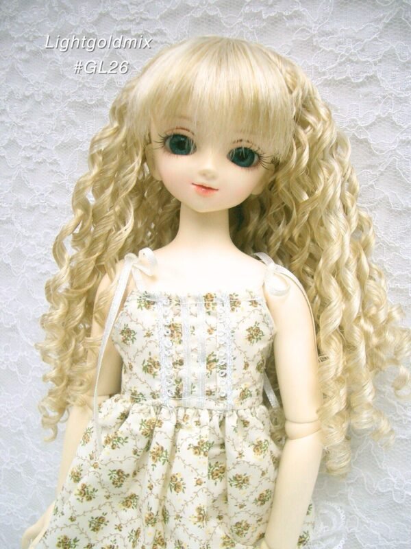 Wig / 7-8 inch / Spiral Curls (Lightgoldmix #GL26)