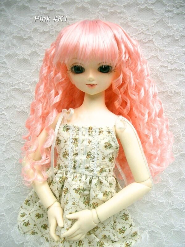Wig / 7-8 inch / Spiral Curls (Pink #K1)