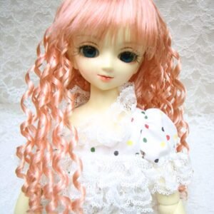 Wig / 7-8 inch / Spiral Curls (Metallic pink #25/K1M)