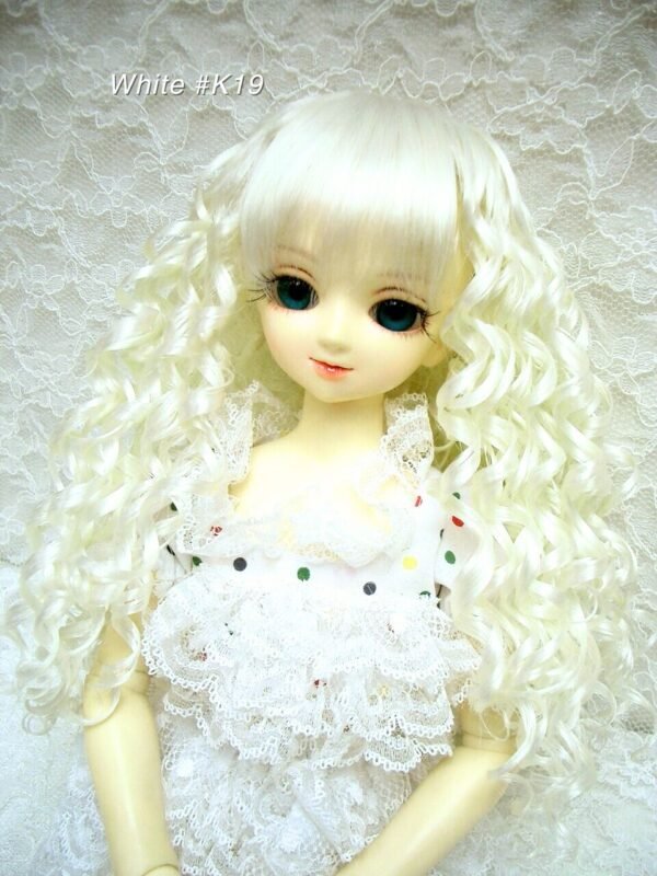 Wig / 7-8 inch / Spiral Curls (White #K19)