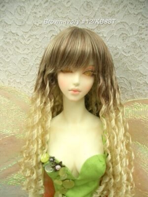 Wig / 8 inch / Spiral Curls (Brown-ivory #12/KB88T)