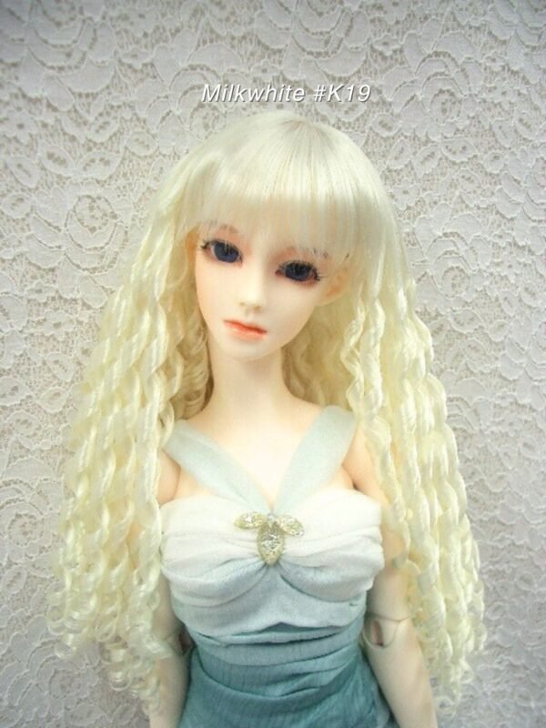 Wig / 8 inch / Spiral Curls (Milkwhite #K19)