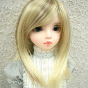 Wig / 8 inch / Medium Straight (Ivory-darkbrownmix #KB88/2/28HL)