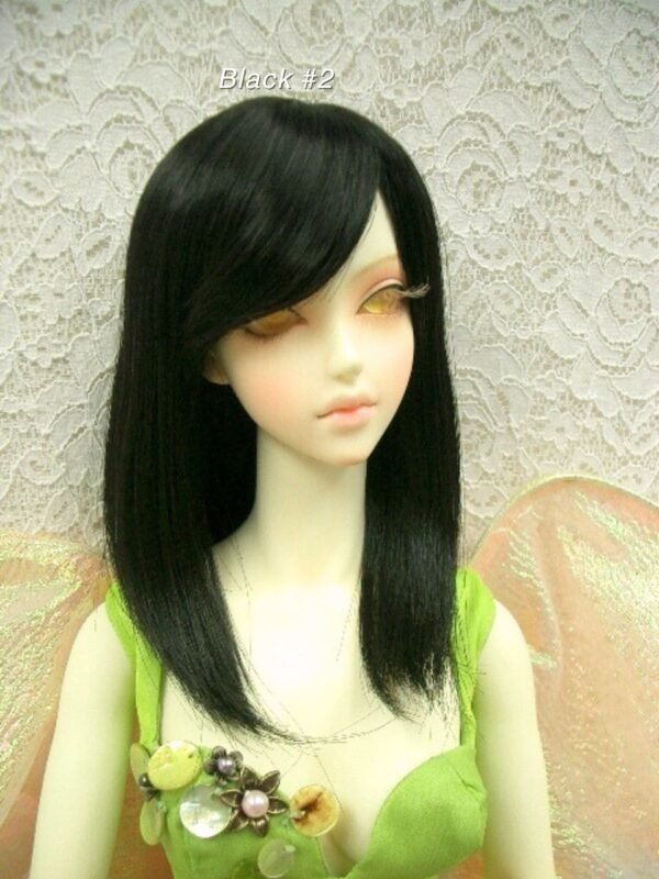 Wig / 8 inch / Medium Straight (Black #2)