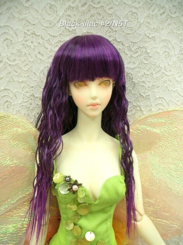 Wig / 8 inch / Medium Wave (Black-lilac #2/N5T)