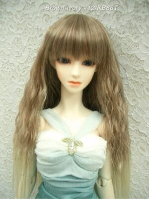 Wig / 8 inch / Medium Wave (Brown-ivory #12/KB88T)