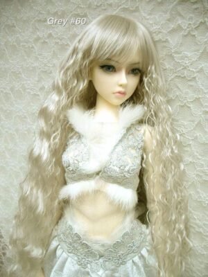 Wig / 8 inch / Long Wave (Grey #60)