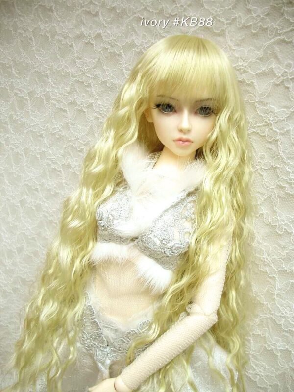 Wig / 8 inch / Long Wave (Ivory #KB88)