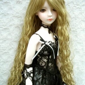 Wig / 8 inch / Long Wave (Lightgoldbrown #25)