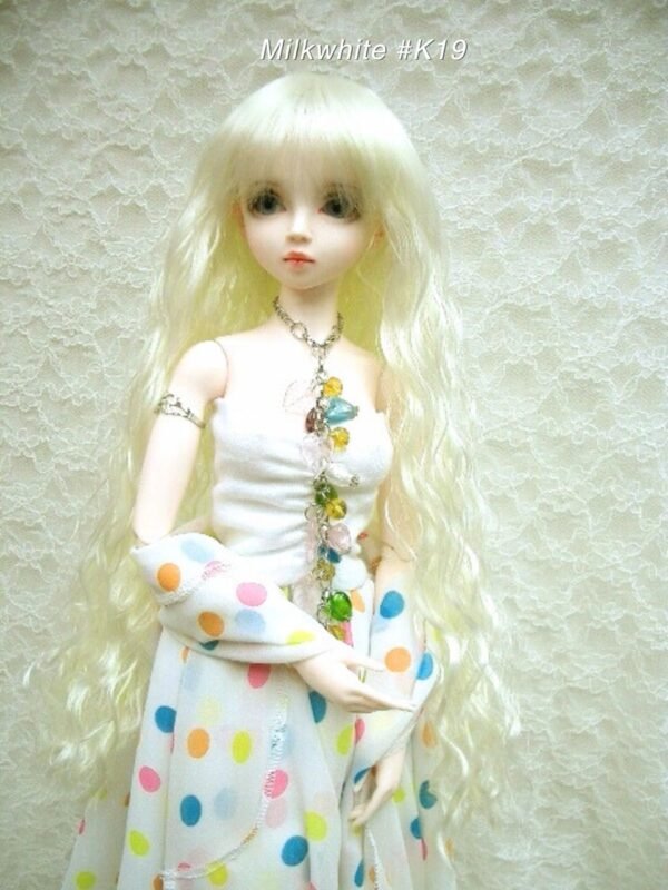 Wig / 8 inch / Long Wave (Milkwhite #K19)