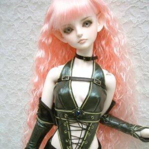 Wig / 8 inch / Long Wave (Pink #K1)