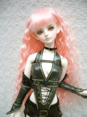 Wig / 8 inch / Long Wave (Pink #K1)