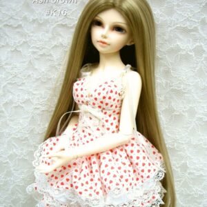 Wig / 7-8 inch / One-length Long Straight (Ash brown #K16)