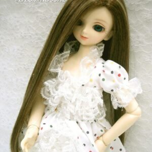 Wig / 7-8 inch / One-length Long Straight (Brownmix-ivory #2/28M/KB88HL)