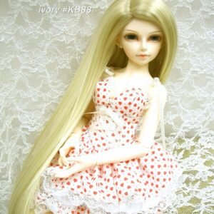 Wig / 7-8 inch / One-length Long Straight (Ivory #KB88)