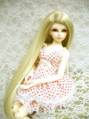 Wig / 7-8 inch / One-length Long Straight (Ivory #KB88)