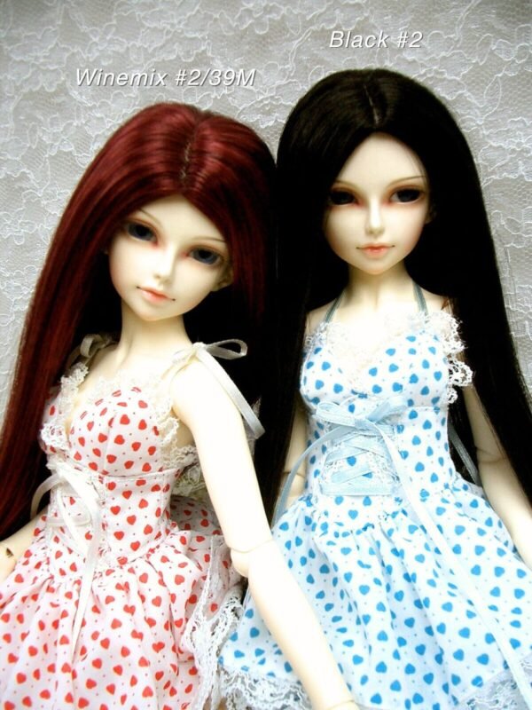 Wig / 7-8 inch / One-length Long Straight (Winemix #2/39M)