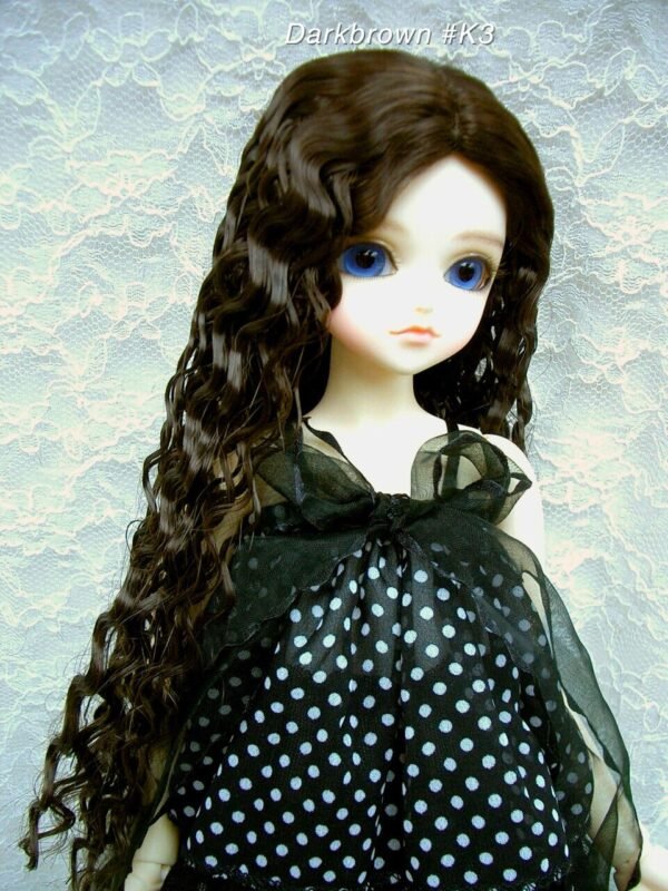 Wig / 6-7 inch / One-length Long Wave (Darkbrown #K3)